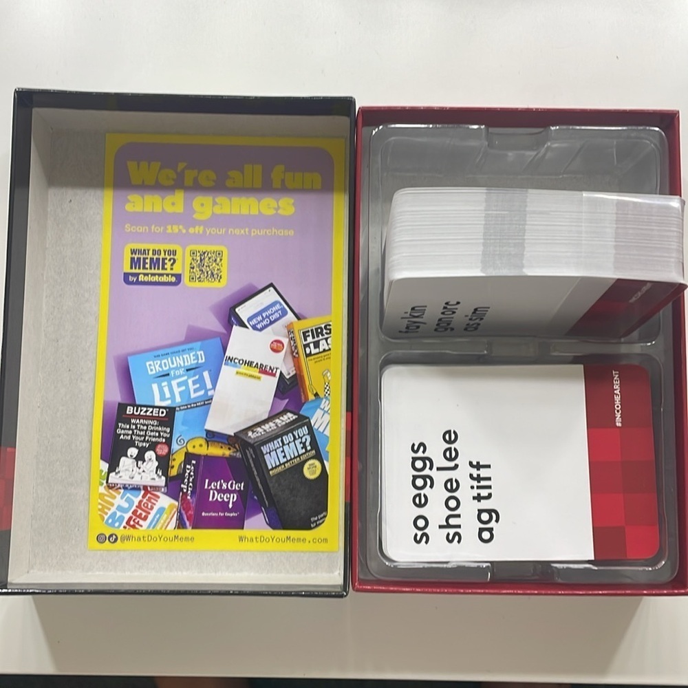 Incoherent Card Game - Picture 3 of 3